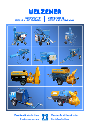 Harç karıştırma pompaları Uelzener Estromat S 70-6