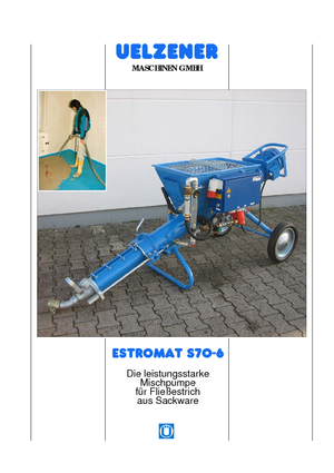Harç karıştırma pompaları Uelzener Estromat S 70-6