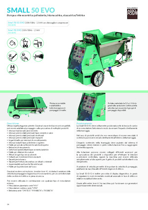 Mortar Spraying and Conveying Machinery Imer Small 50 Evo