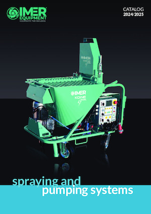 Mortar Spraying and Conveying Machinery Imer Step 120 Fproof
