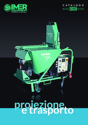 Mortar Spraying and Conveying Machinery Imer Step 120 Fproof