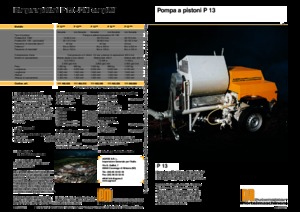 Sabit beton pompaları Putzmeister P 13 EMR KA 230