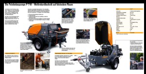 Sabit beton pompaları Putzmeister P 718 TD