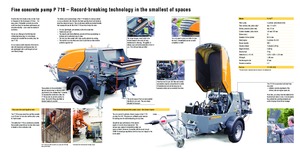 Sabit beton pompaları Putzmeister P 718 TD