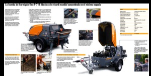 Sabit beton pompaları Putzmeister P 718 TD