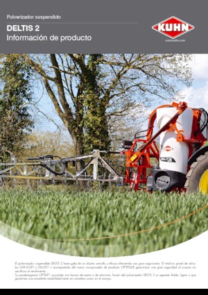 Tarla püskürtücüler Kuhn Deltis 2