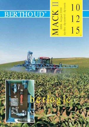 Mounted Field Sprayers Berthoud Mack II 12