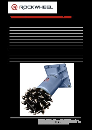 Monte edilebilir freze başlıkları (hidr.) Rockwheel by ROCK.ZONE AX 30