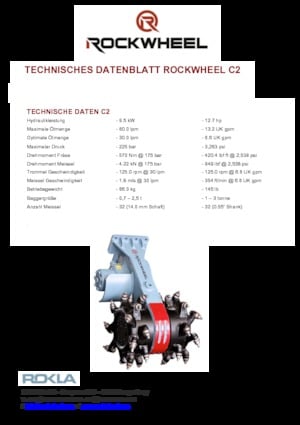 Mountable Milling Heads For Hydraulic Excavators Rockwheel by ROCK.ZONE C 2