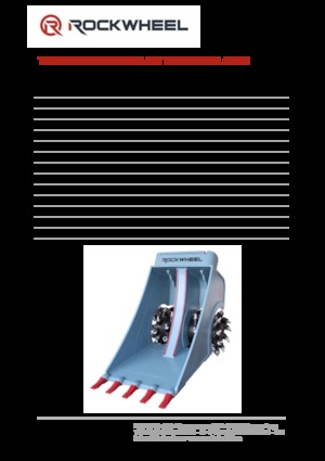 Mountable Milling Heads For Hydraulic Excavators Rockwheel by ROCK.ZONE CB 20