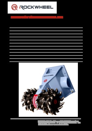 Monte edilebilir freze başlıkları (hidr.) Rockwheel by ROCK.ZONE D 10