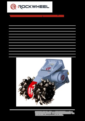 Mountable Milling Heads For Hydraulic Excavators Rockwheel by ROCK.ZONE G 50