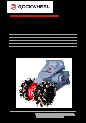 Mountable Milling Heads For Hydraulic Excavators Rockwheel by ROCK.ZONE G 50