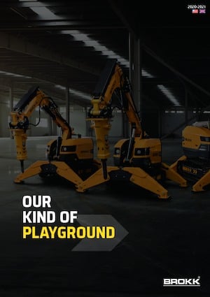 Mountable Milling Heads For Hydraulic Excavators Brokk BDC 50