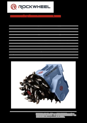 Monte edilebilir freze başlıkları (hidr.) Rockwheel by ROCK.ZONE TC 20