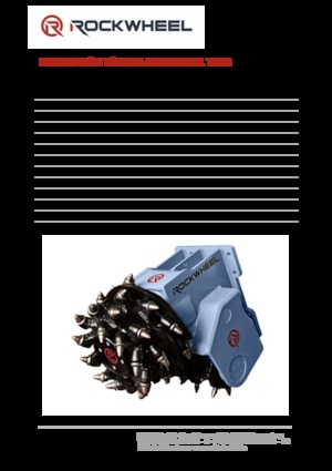 Mountable Milling Heads For Hydraulic Excavators Rockwheel by ROCK.ZONE TC 30