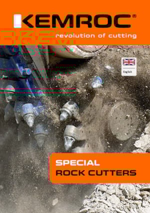 Mountable Milling Heads For Hydraulic Excavators Kemroc KR 150