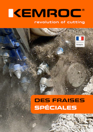 Mountable Milling Heads For Hydraulic Excavators Kemroc KR 150