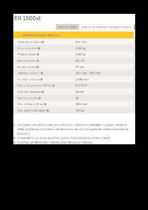 Mountable Milling Heads For Hydraulic Excavators Epiroc ER 1500xl