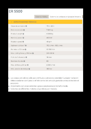 Mountable Milling Heads For Hydraulic Excavators Epiroc ER 5500