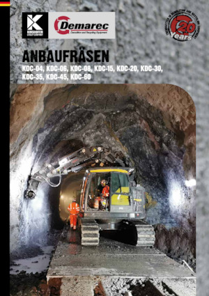 Monte edilebilir freze başlıkları (hidr.) Demarec KDC-35