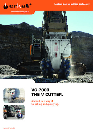 Monte edilebilir freze başlıkları (hidr.) Erkat VC 2000-2X