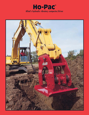Compactors for Hydraulic excavators Allied 500B-XS