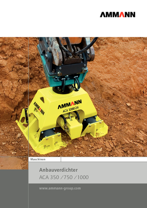 Compactors for Hydraulic excavators Ammann ACA 350
