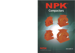 Compactors for Hydraulic excavators NPK C-6C