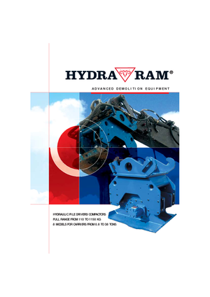 Montajlı yüzey vibratörleri Hydra Ram HC-250/2