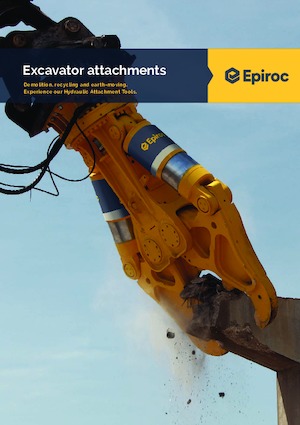 Compactors for Hydraulic excavators Epiroc HC 350
