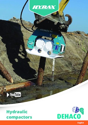 Compactors for Hydraulic excavators Dehaco HYRAX 125