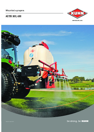 Tarla püskürtücüler Kuhn Actis 300