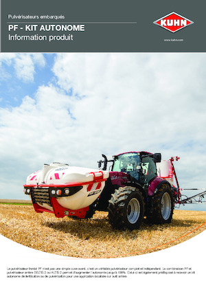 Tarla püskürtücüler Kuhn PF Select