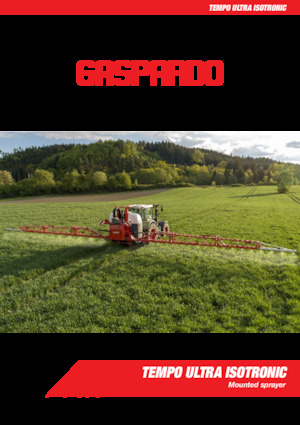Tarla püskürtücüler Gaspardo Tempo Ultra 1600 Isotronic