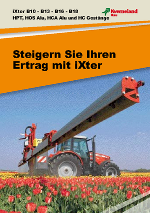 Mounted Field Sprayers Kverneland iXter B13