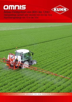 Mounted Field Sprayers Kuhn Omnis 1000