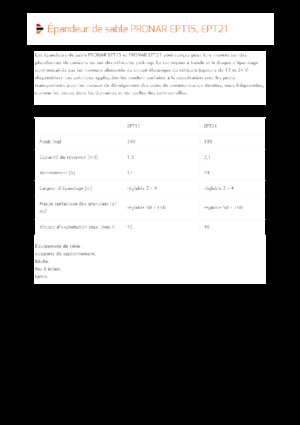 Mounted Spreading Assemblies Pronar EPT 21