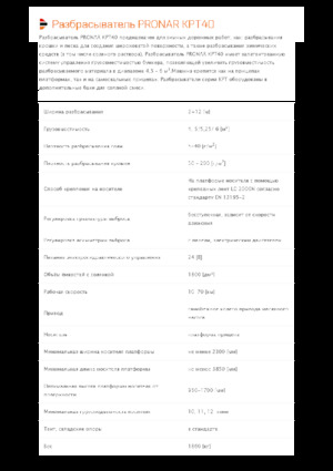 Mounted Spreading Assemblies Pronar KPT 40 