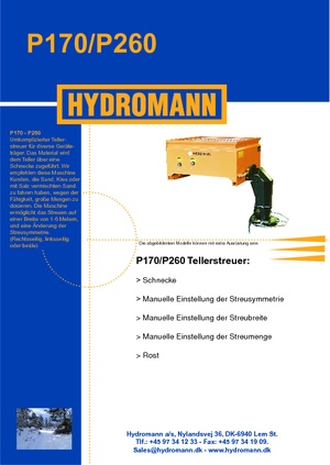 Mounted Spreading Assemblies Hydromann P 260