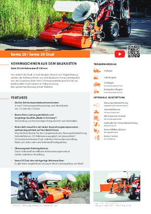 Mounted Sweepers Bema 20/1250