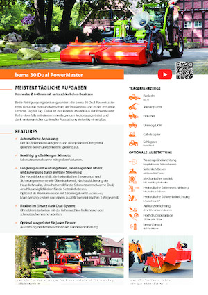 Üstü açılır kapılar Bema 30 Dual 2600