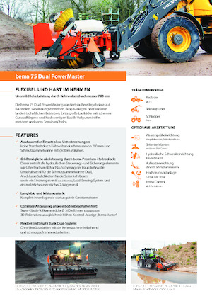 Mounted Sweepers Bema 75 Dual 3200 