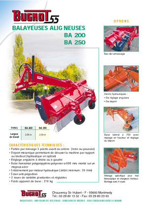 Üstü açılır kapılar Bugnot BAE 120 PP