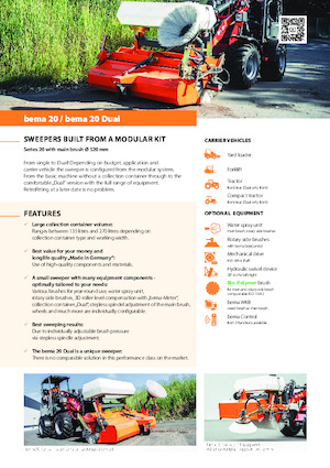 Mounted Sweepers Bema bema 20 Dual