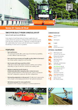 Mounted Sweepers Bema bema 25