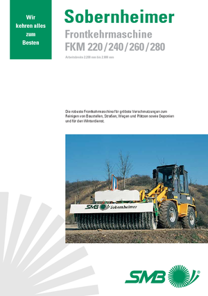 Mounted Sweepers Sobernheimer FKM 240