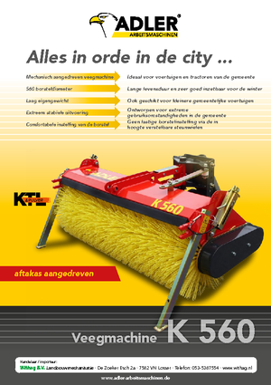 Mounted Sweepers Adler K 560-150