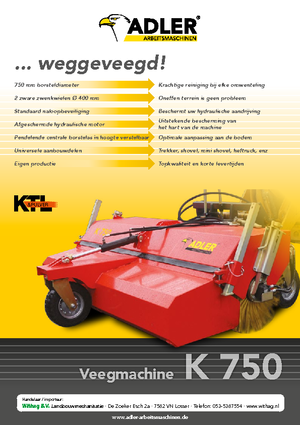Mounted Sweepers Adler K 750-240