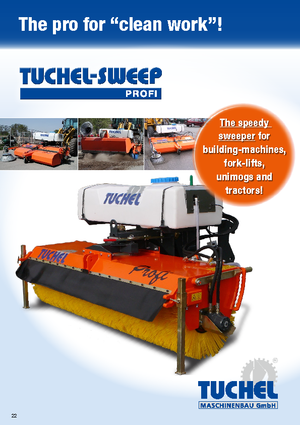 Mounted Sweepers Tuchel Profi 260 Ø 600